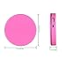 Portable Charger LED Makeup Mirror Compact Power Bank 3000mAh as Gift for Friends,Girls,Mom etc with 1x/3x Magnified Vanity Mirror (Pink)