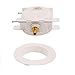 Eastman 60238 Round Mini Icemaker Outlet Box, 1/2 inch PEX, White