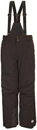 killtec Boys' Gauror Jr Ski/Functional Pants with Zip-Off Bib, Snow Catcher and Edge Protection