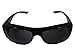 ELLITE HD Clear Vision UV Protection Wraparound Glasses Wear Over Sunglasses Eyewear -Black
