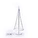 HONESTY Santa's Tree, Artificial Mini Santa's Tree with Topper Star, Trees with Flat Plate and Battery House Outside for Indoor, Table Lamp & Nice Decorations for Your Rooms,White