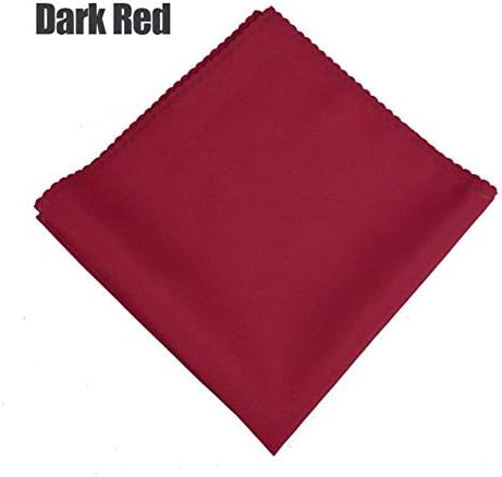 Qingb 6pcs/lot Red/Green 48 * 48cm Square Hotel Table Napkin For Christmas Party Decoration,Dark Red