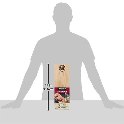 image for Western Premium BBQ Products Cherry Grilling Planks,  2 pack, N/a
