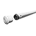 WindBreath 23-Inch-by-43-Inch Adjustable Tension Rod, White