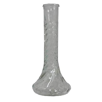 Amazon Com Dollaritem New 819958 Glass Vase Clear 3 5in D X 8 5in