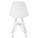 Poly and Bark Modern Mid-Century Dining Padget Side Chair for Dining room, Living room, Kitchen and Patio, White