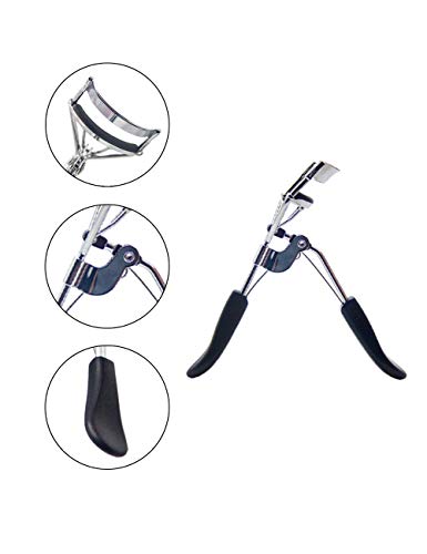 Alpiriral Eyelash Curler - Pro Lash Curler with Three Refills In Black Spring Loaded Lash Curler To Curl Lashes for A Beautiful Look - Thumbnail 3