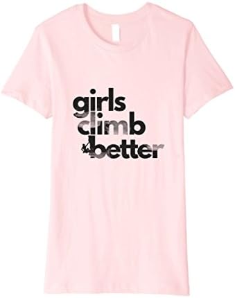 Womens Girl Rock Climbing T-Shirt Indoor Outdoor Climbing Tee Small Pink