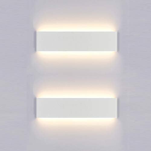 yafido 2x aplique pared interior led