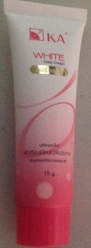 white clear cream