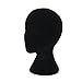 Mannequin Head,SMTSMT Female Styrofoam Foam Flocking Head Model Wig Glasses Display Stand