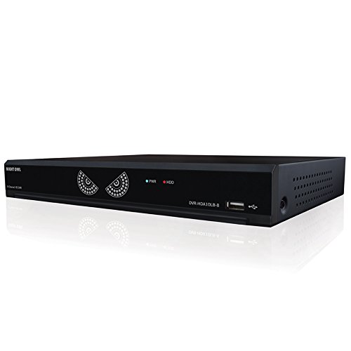 Night Owl Security, 8 Channel 1080 Lite HD Analog Video Security System with 1 TB HDD (Black)
