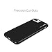 iPhone 8 Plus Case / iPhone 7 Plus Case, CaseCrown Lux Glider Case (Jet Black) w/ Glossy Finish & Felt Interior