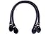Wento Pair 15 Inches Purses Straps,cowhide Leather Purse Handles,genuine Leather Handles,cowhide Leather Purses Straps,soft Cow Leather Straps,purse Making Supplies (Black) …