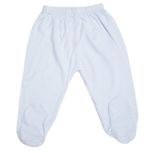 Kissy Kissy Baby Signature Footed Pants-Blue- 3-6 Months