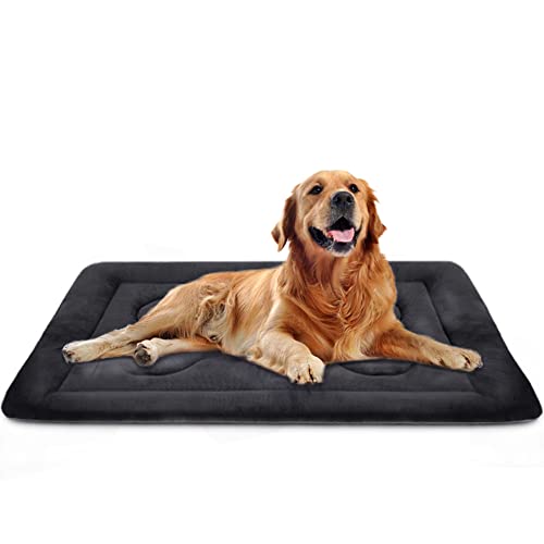 JoicyCo Dog Bed Large Crate Mat 42 in NonSlip Washable Soft Mattress