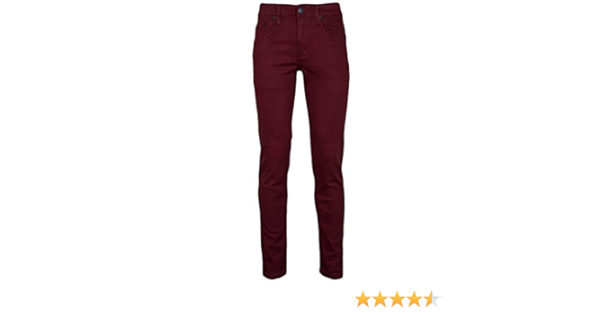 burgundy slim fit jeans