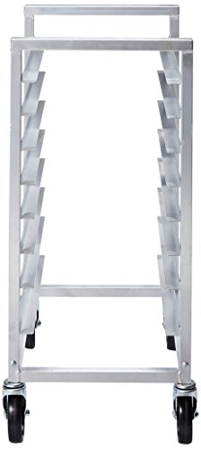 Channel Manufacturing ETPR-3E3 8 Pan End Load Aluminum Steam Table Pan Rack - Assembled - Thumbnail 2