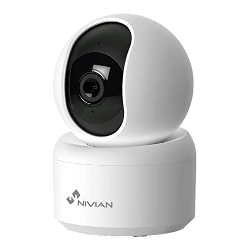 Camera wifi interno Telecamera WiFi 360° SuperHD 2K | Proteggi la tua casa 24/7 con Visione Notturna, Audio Bidirezionale, Rilevamento Umano & Auto‑Tracking, MicroSD (Non inclusa)