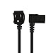 CableCreation 10 Feet 18 AWG Universal Power Cord for NEMA 5-15P Angle Type to IEC320 C13 Angle Type Cable, 3M / Black