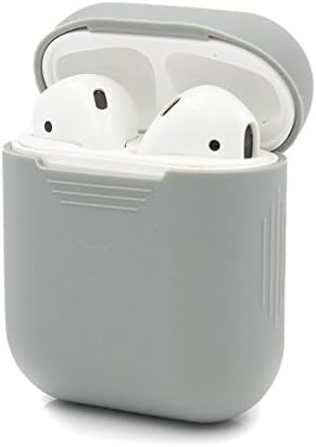 TRAUST Airpods Slim Silicone Protection for The Tactical Hard Protector Charging Case Cover Thin TPU Skin Best Apple Replacement Protective Accessories (Dark Grey)
