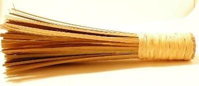 Wok Brush 23cm long handle Superior quality Bamboo