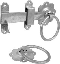Ring Handled Gate Latch 6" - Galvanised