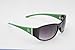 NCAA Notre Dame University Fighting Irish Women's Sunglasses (green temple, mascot)
