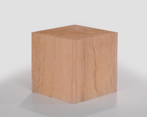 3 Inch Solid Hardwood Block / Cube
