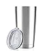 MASVIS 20oz Tumbler Double Wall Vacuum Insulated Coffee Mug Stainless Steel Coffee Cup with Lid, Travel Mug Works Great for Ice Drink, Hot Beverage (2 pack, Stainless Steel)