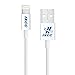 iXCC Element Series 1ft Apple MFi Certified Lightning 8pin to USB Charge and Sync Cable for iPhone SE/5/6/6s/7/Plus/iPad Mini/Air/Pro - White