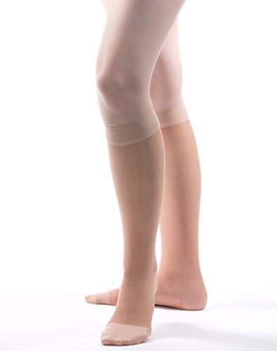 Allegro 20-30 mmHg Essential 18 Sheer Support Closed Toe Compression Sock - Comfortable, Knee High Support Stockings