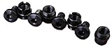 1911 Grip Screws & Bushings, Hex, Black