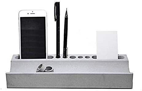 Concrete Desk Organizer Valet Tray Docking Station Gift For Him Cement Modern Home Decor Office Decor Office Guy Gift Men Amazon Ca Office Products