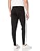 Southpole Men's Athletic Skinny Track Pants Open Bottom, Black, Large
