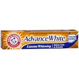 ARM & HAMMER Advance White Extreme Whitening with Stain Defense Toothpaste, 6 oz (Pack of 4)