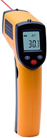 OUTEST Laser Digital Thermometer Gun Non Contact Infrared Thermometer Temperature Pyrometer IR Laser Point Gun -50~380℃ (-58 °F ~716°F)