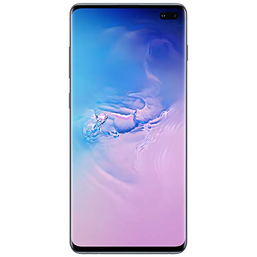 Samsung Galaxy S10+ Factory Unlocked Android Cell Phone | US Version | 128GB of Storage | Fingerprint ID and Facial Recognition | Long-Lasting Battery | Prism Blue (SM-G975UZBAXAA)