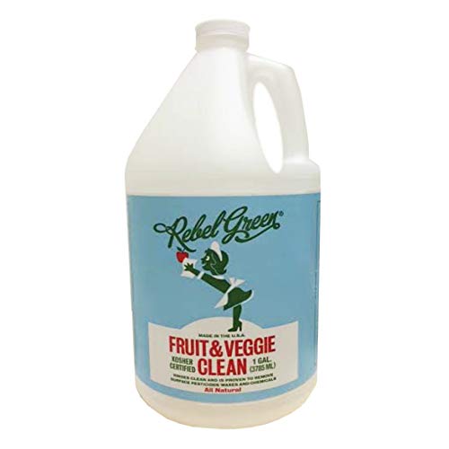 Rebel Green Fruit and Veggie Wash, Natural Fruit and Vegetable Produce Cleaner, 1 Gallon Refill - Thumbnail 4