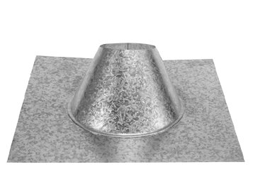 4" PelletVent Pro 0/12 - 6/12 Adjustable Roof Flashing - 4PVP-F6
