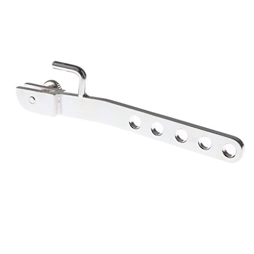 image for Baosity 2 Pcs of Set Adjust Bassoon Strap Silver Plating Bassoon Strap