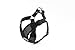 Gooby - X Harness, Small Dog Choke Free Step-in Harness with Synthetic Lambskin Soft Strap, Black, Small