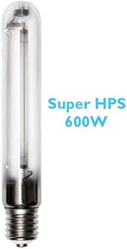 VegieMaster 600w Hydro Super HPS (High Pressure Sodium) Grow Light Bulb Lamp for 1000 Watt Digital Ballast Grow Tent