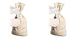 MMF Industries Cloth Silver Bag, 19in.H x 12in.W, 2 Packs