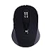 HDE Bluetooth Mouse Ergonomic Wireless Optical Mouse (Black)