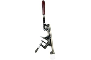 Oenophilia Bar Pull Counter Mount, Professional Wine Bottle Cork Remover, Graphite Plated, Corkscrew Removes Cork in Seconds