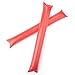 GOGO 100 PCS Cheer Sticks Inflatable Bam Bam Spirit Stick, Red Cheerleading Noisemakers