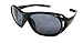 Monstrum Tactical TS02 Protective Sunglasses with Detachable Side Shields (Glossy Black, Smoke Grey)