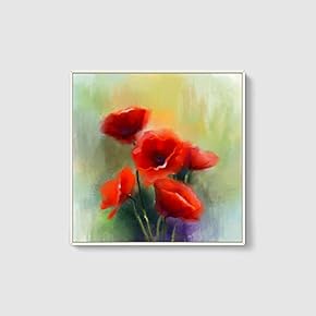 Framed Canvas Wall Art for Living Room, Bedroom Flowers Canvas Prints for Home Decoration Ready to Hang - 24x36 inches - 16x16 inches
