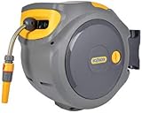 HOZELOCK Auto Reel 30m Wall Mounted Hose Reel with Nozzle Fittings Hose view 3